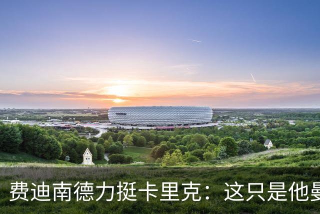 费迪南德力挺卡里克：这只是他曼联执教生涯遭遇的第一次坎坷